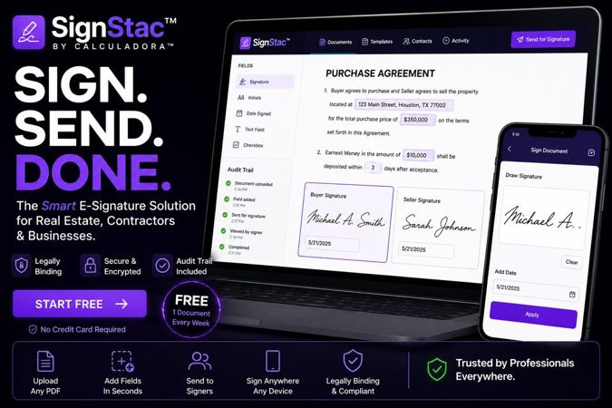 SignStac product preview