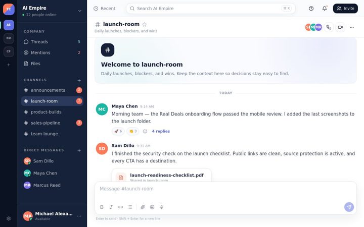TeamConvo product preview